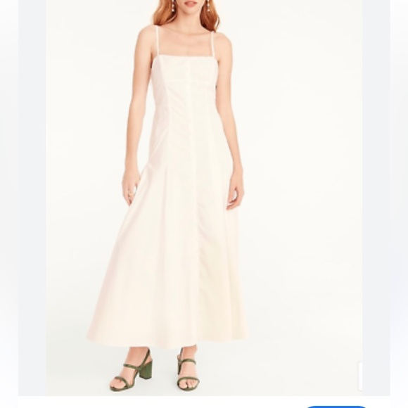 J. Crew button-down Poplin midi dress - Picture 2 of 6